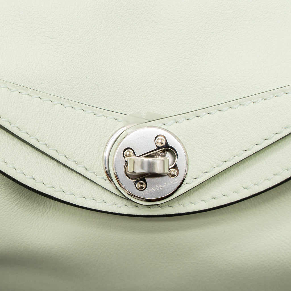 HERMES MINI LINDY SWIFT VERT FIZZ SHW