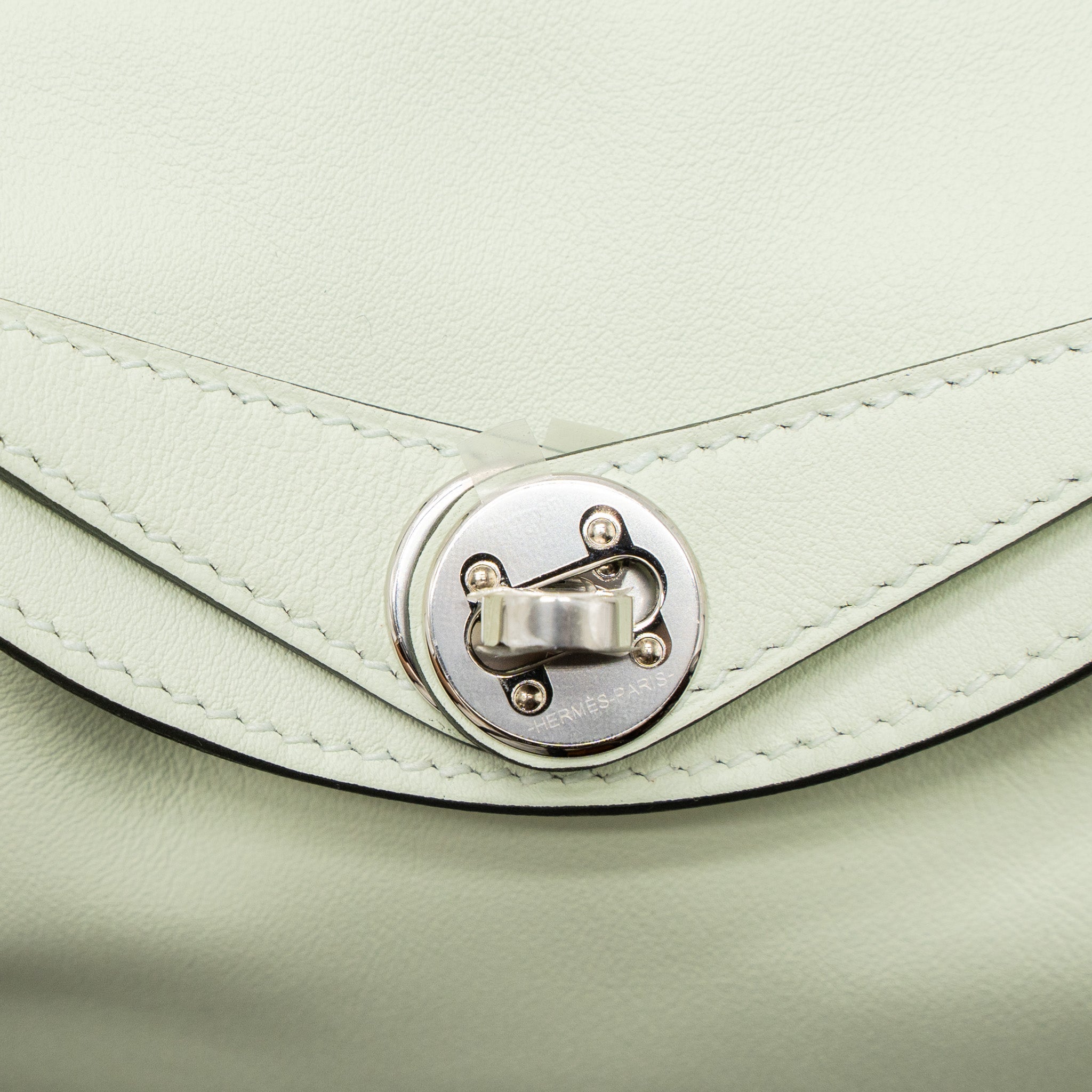 HERMES MINI LINDY SWIFT VERT FIZZ SHW