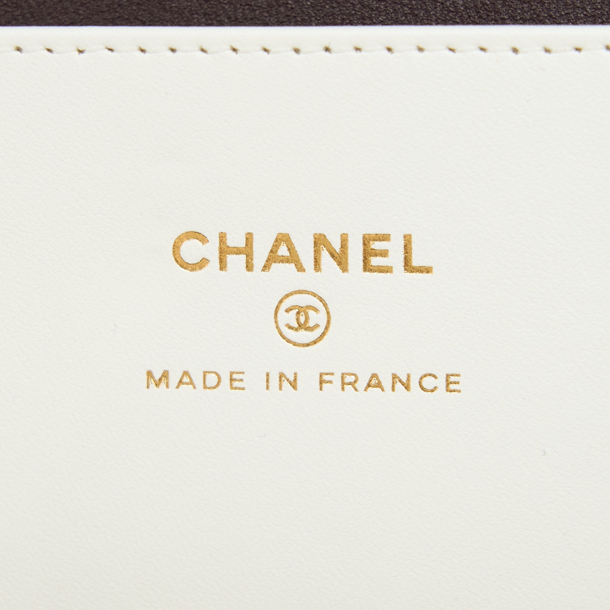 CHANEL QUILTED CLUTCH BAG LAMBSKIN WHITE LGHW