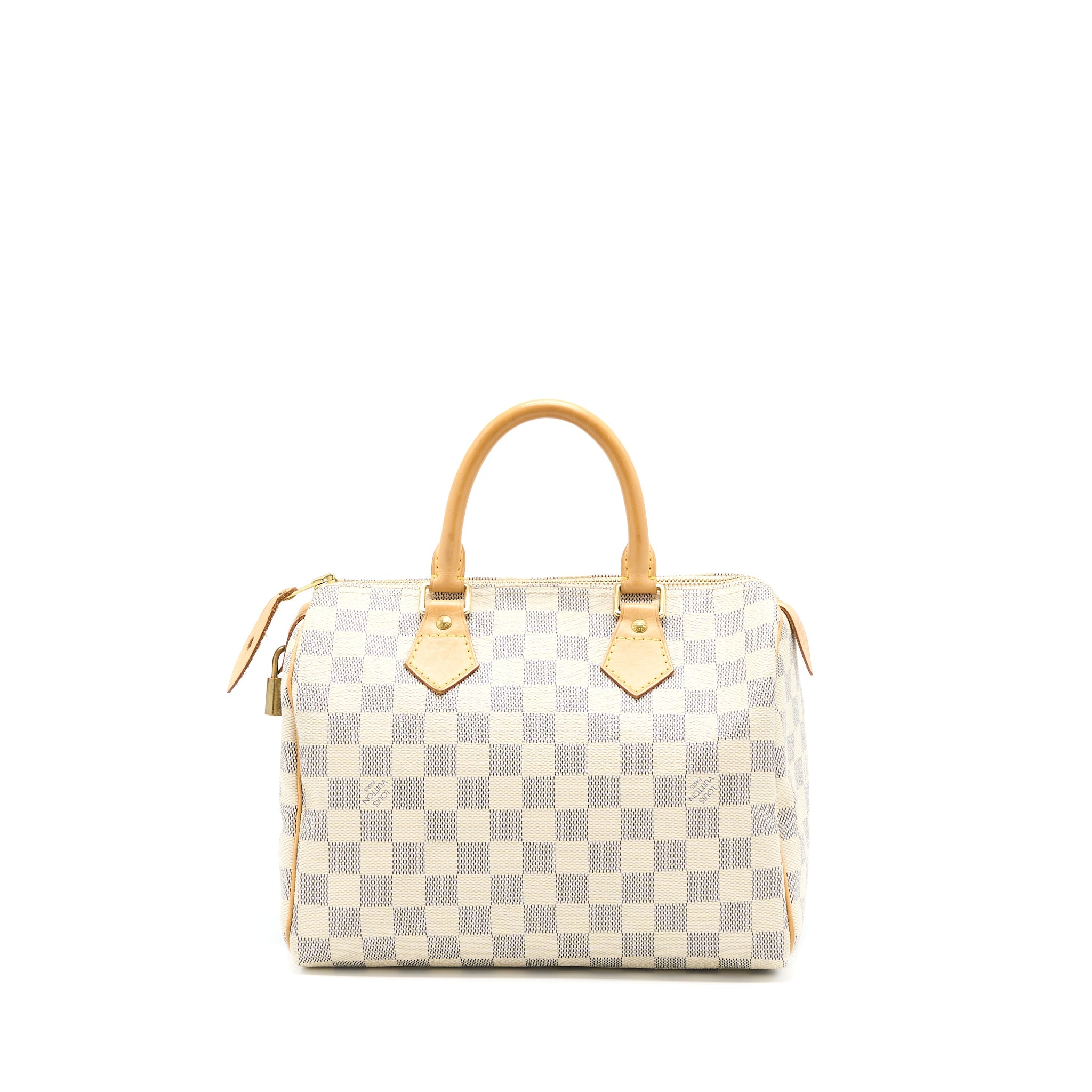 LOUIS VUITTON SPEEDY 25 DAMIER AZUR CANVAS GHW