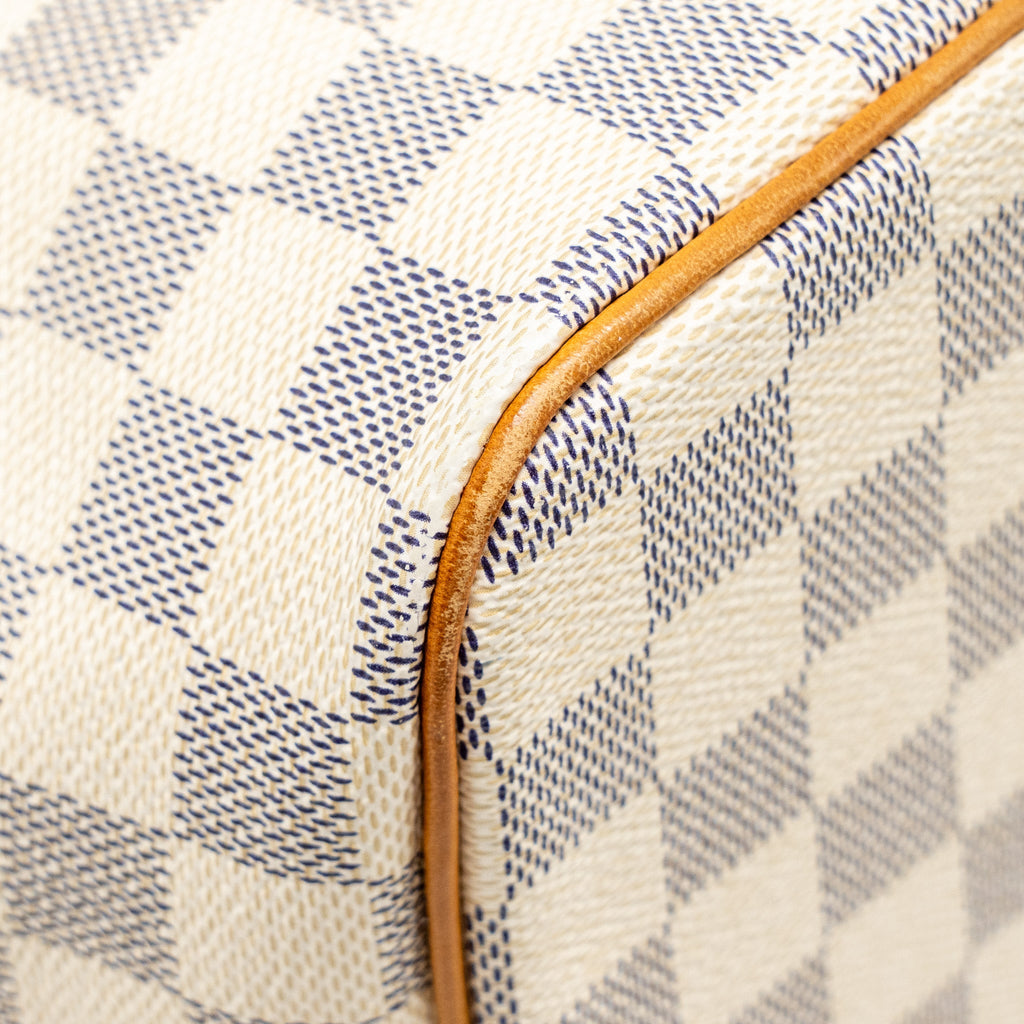 LOUIS VUITTON SALEYA MM DAMIER AZUR CANVAS GHW