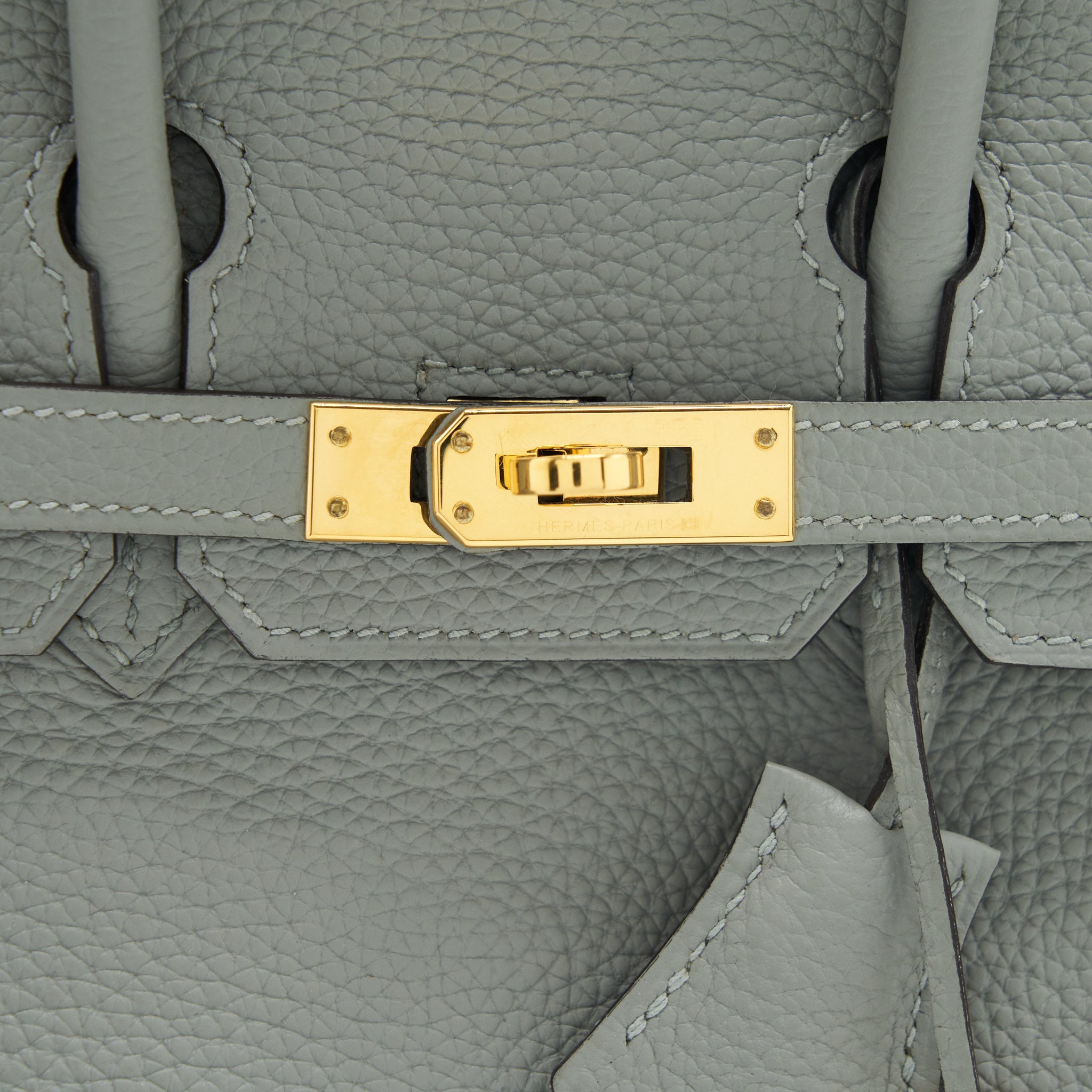 HERMES BIRKIN 25 TOGO 4Z GRIS MOUETTE GHW