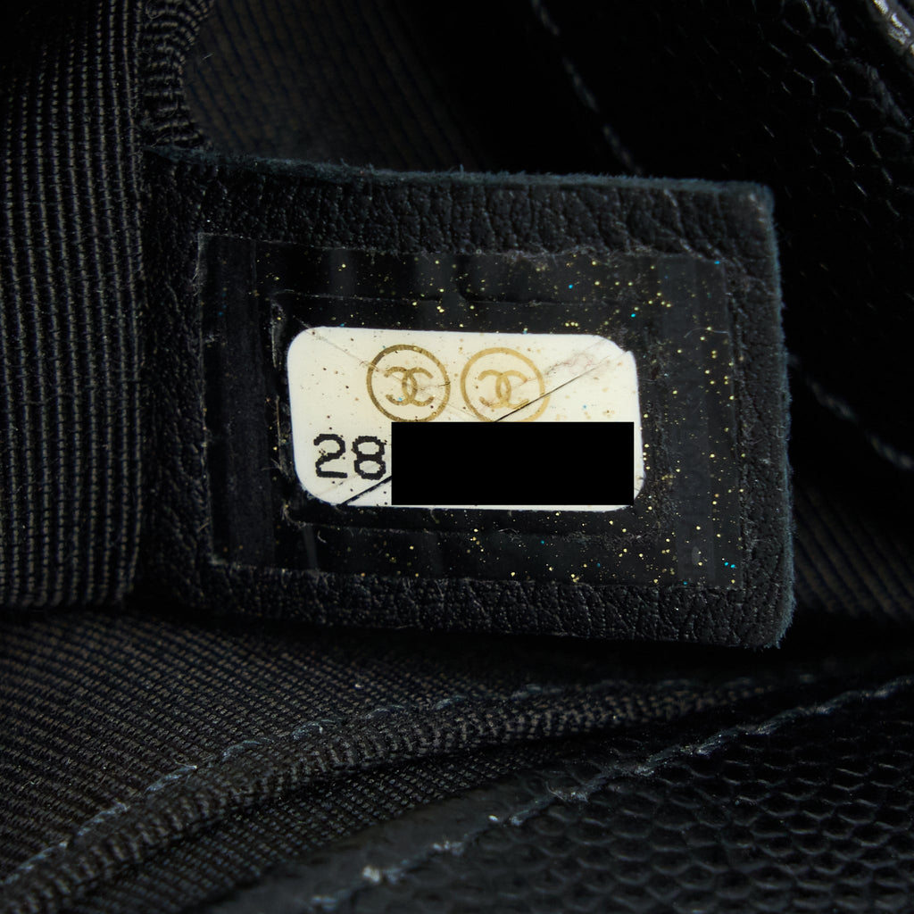CHANEL SMALL BOY BAG CAVIAR BLACK GHW