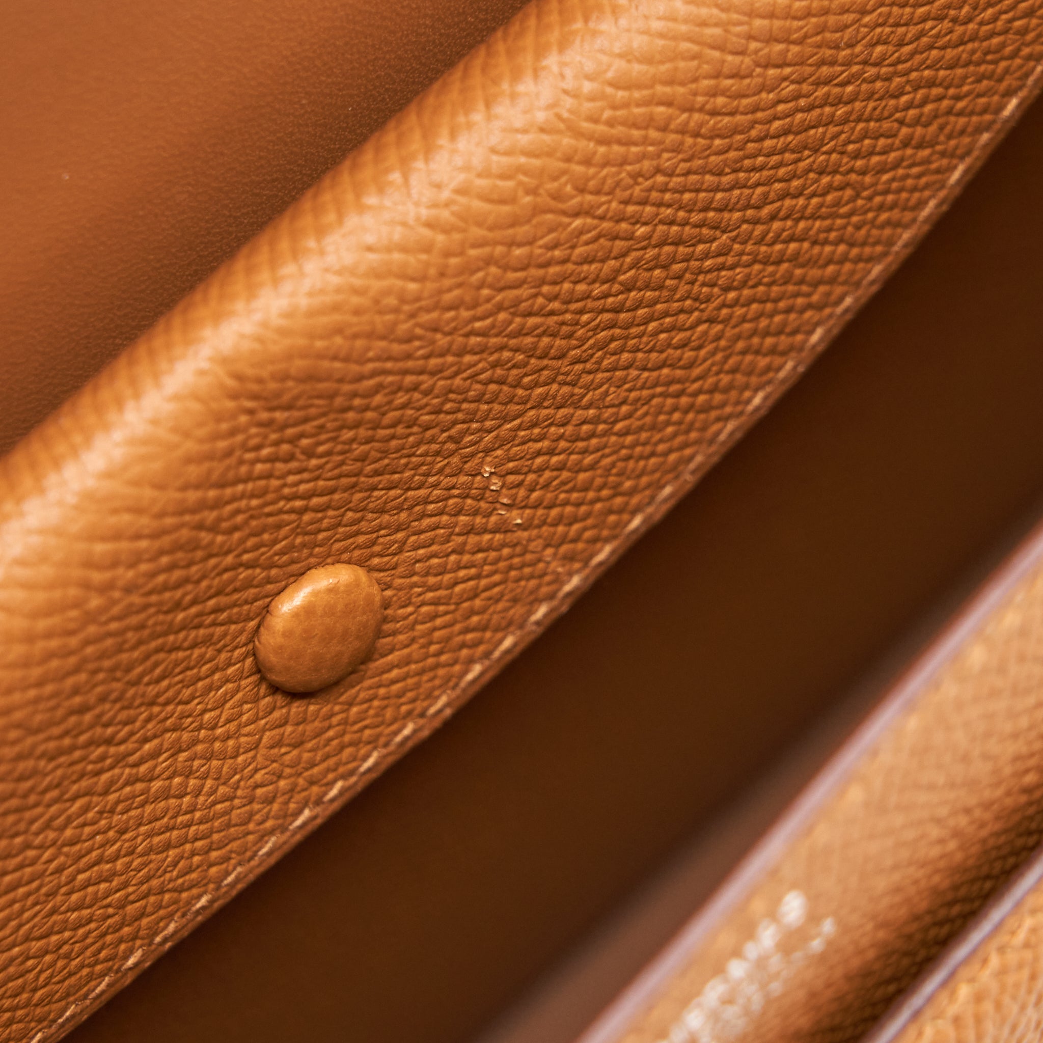 HERMES SAC VERROU 21 EPSOM GOLD SHW WITH MULTICOLOUR STRAP