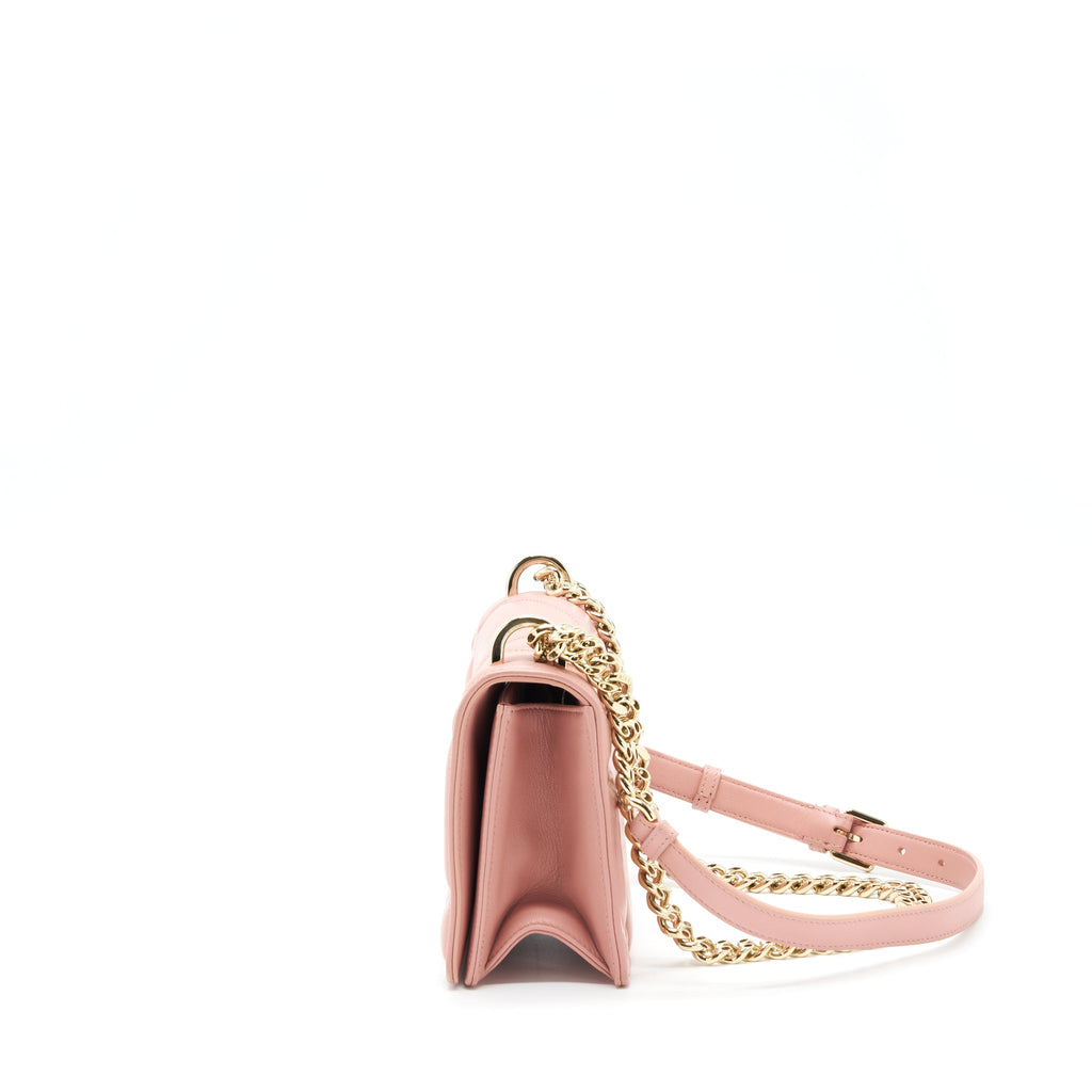 DIOR SMALL DIORAMA BAG LAMBSKIN PINK LGHW