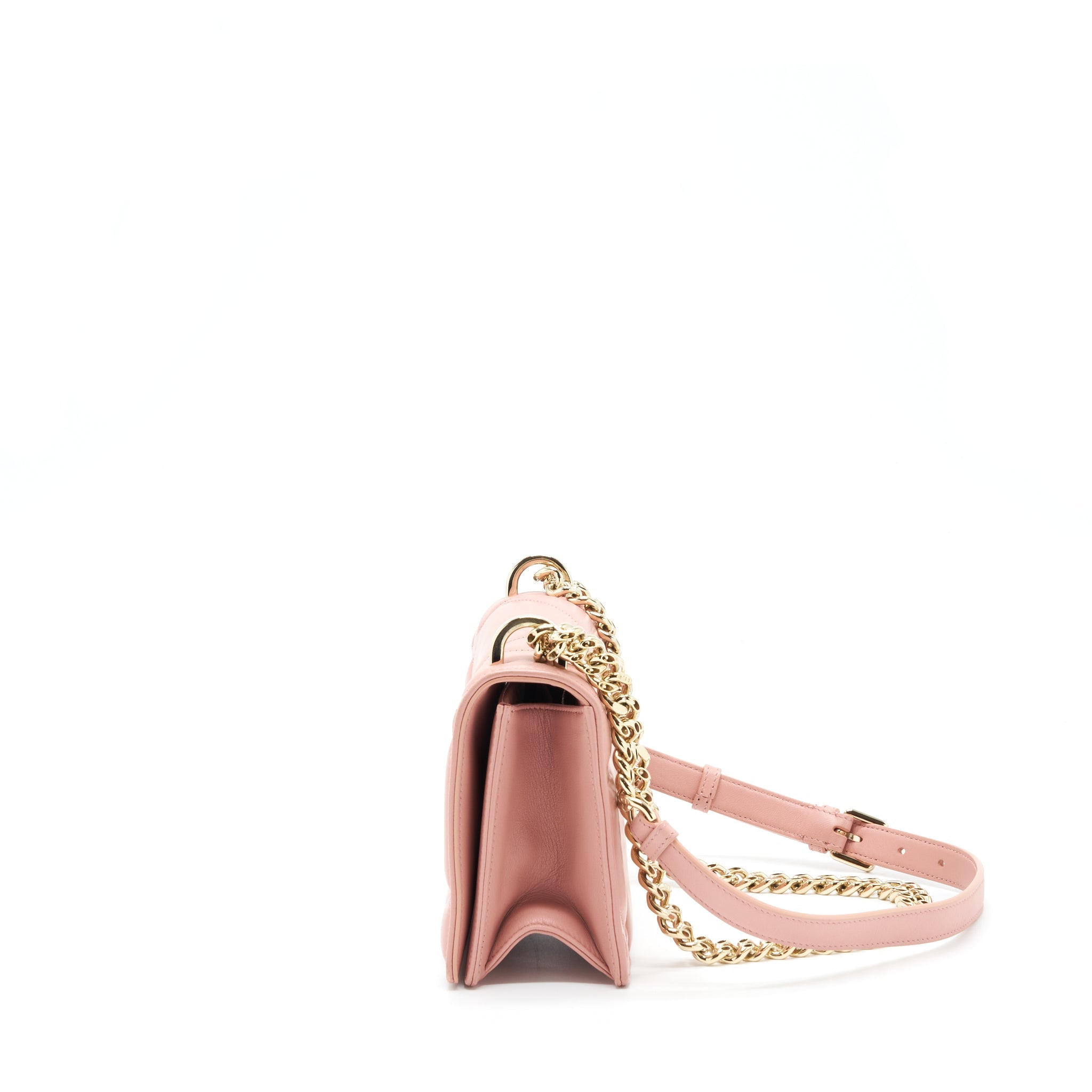 DIOR SMALL DIORAMA BAG LAMBSKIN PINK LGHW