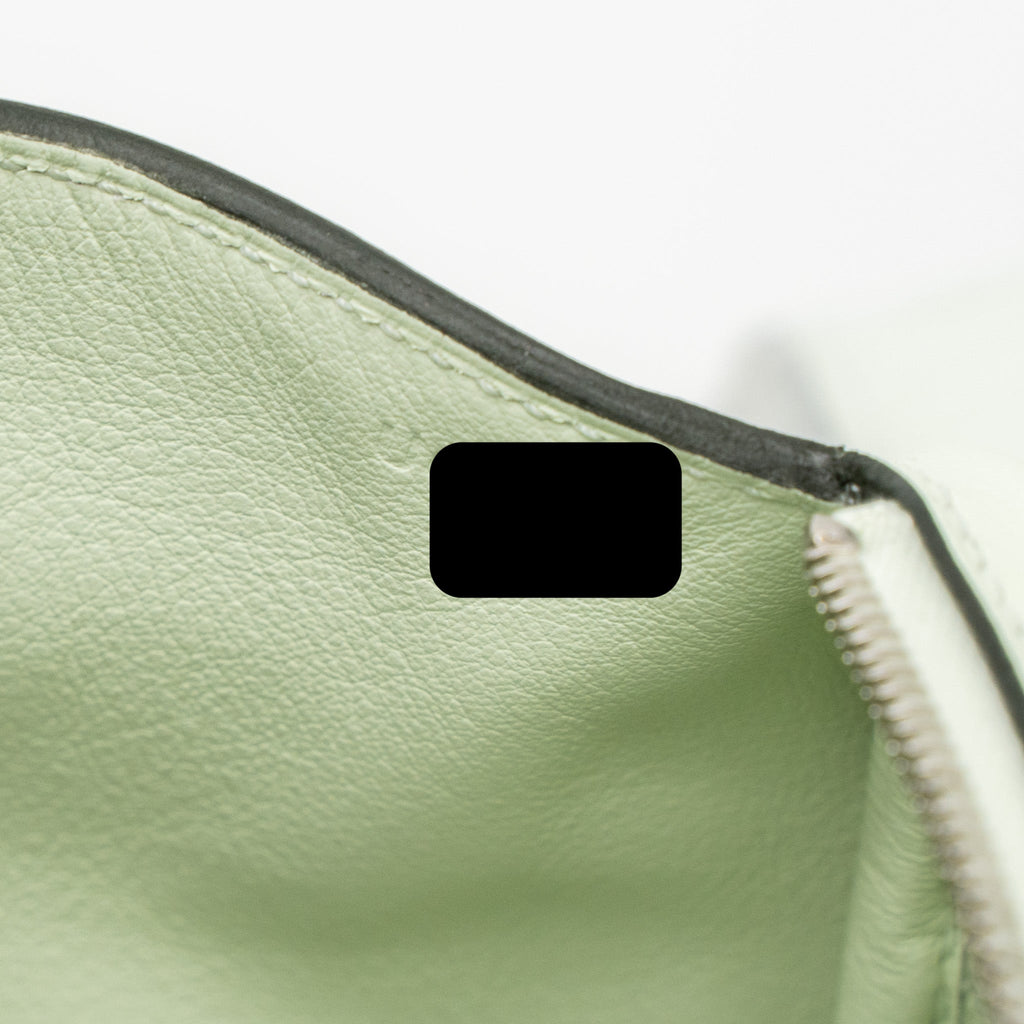 HERMES MINI LINDY SWIFT VERT FIZZ SHW