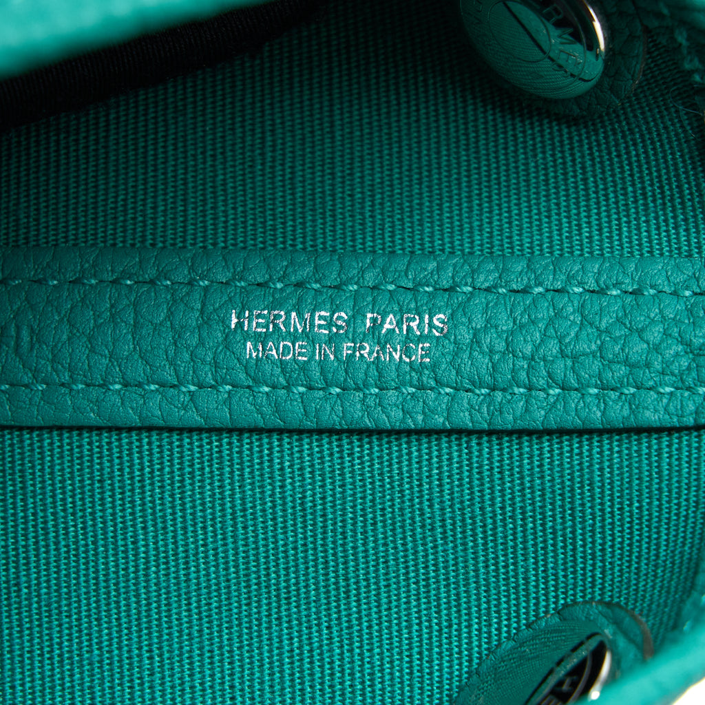HERMES GARDEN PARTY 30 CANVAS/NEGONDA GREEN SHW