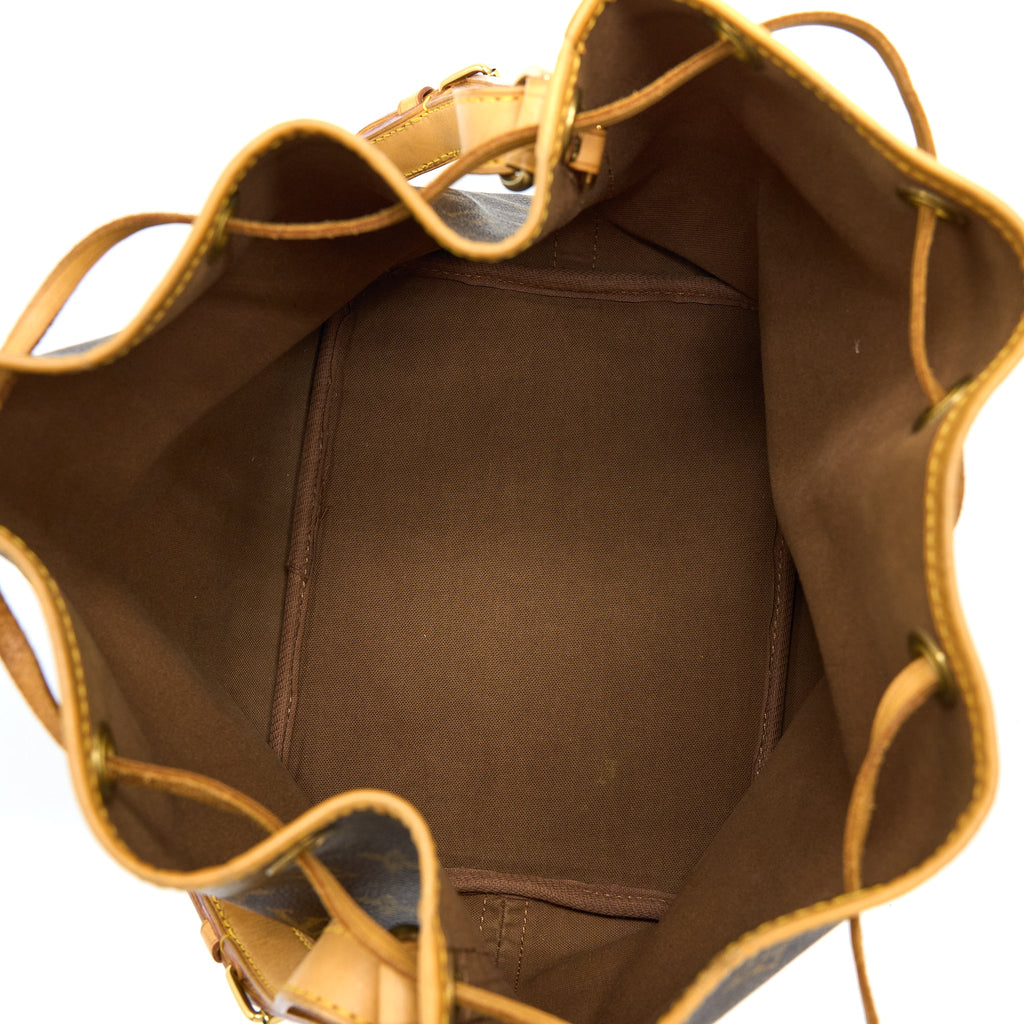 LOUIS VUITTON PETIT NOE MONOGRAM CANVAS GHW