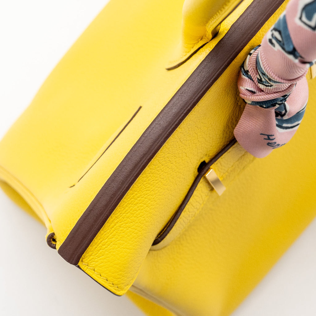 HERMES BIRKIN 30 TAURILLON NOVILLO JAUNE DE NAPLES GHW