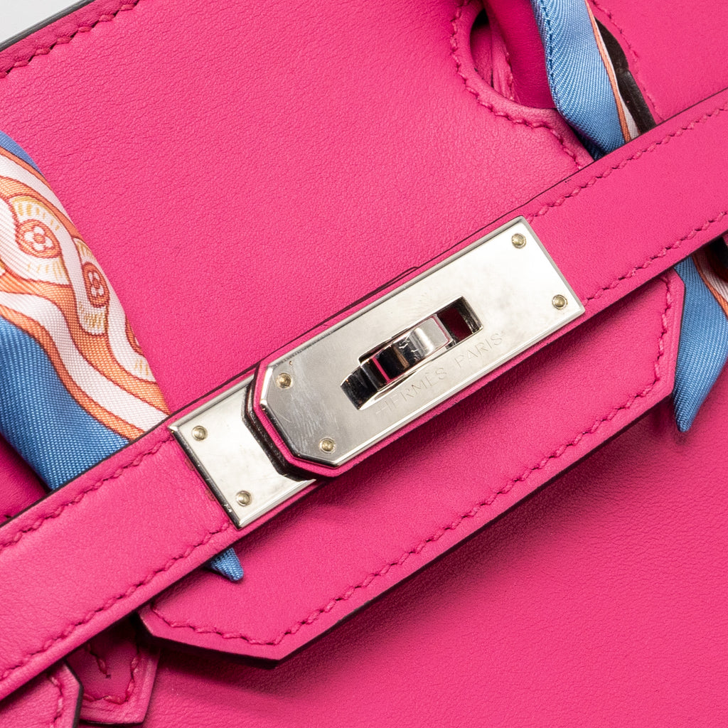 HERMES BIRKIN 30 JONATHAN 5R ROSE SHOCKING SHW