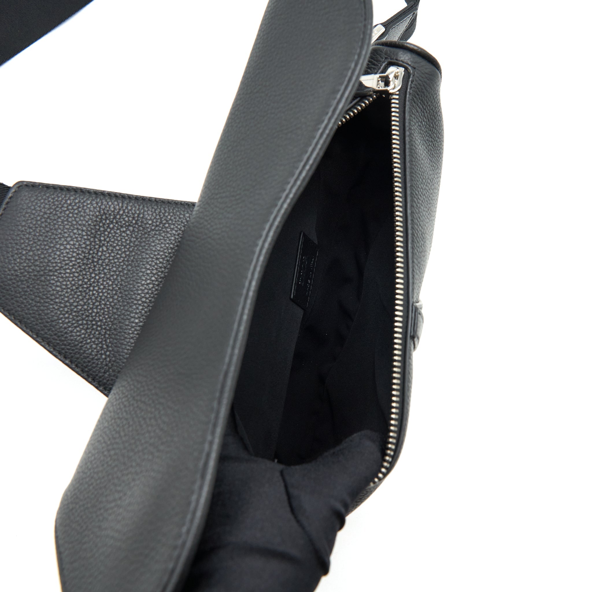 DIOR SADDLE BAG GRAINED CALFSKIN BLACK SHW