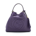 GUCCI PURPLE SHOULDER TOTE BAG