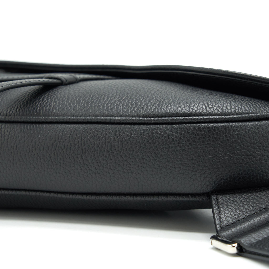 DIOR SADDLE BAG GRAINED CALFSKIN BLACK SHW