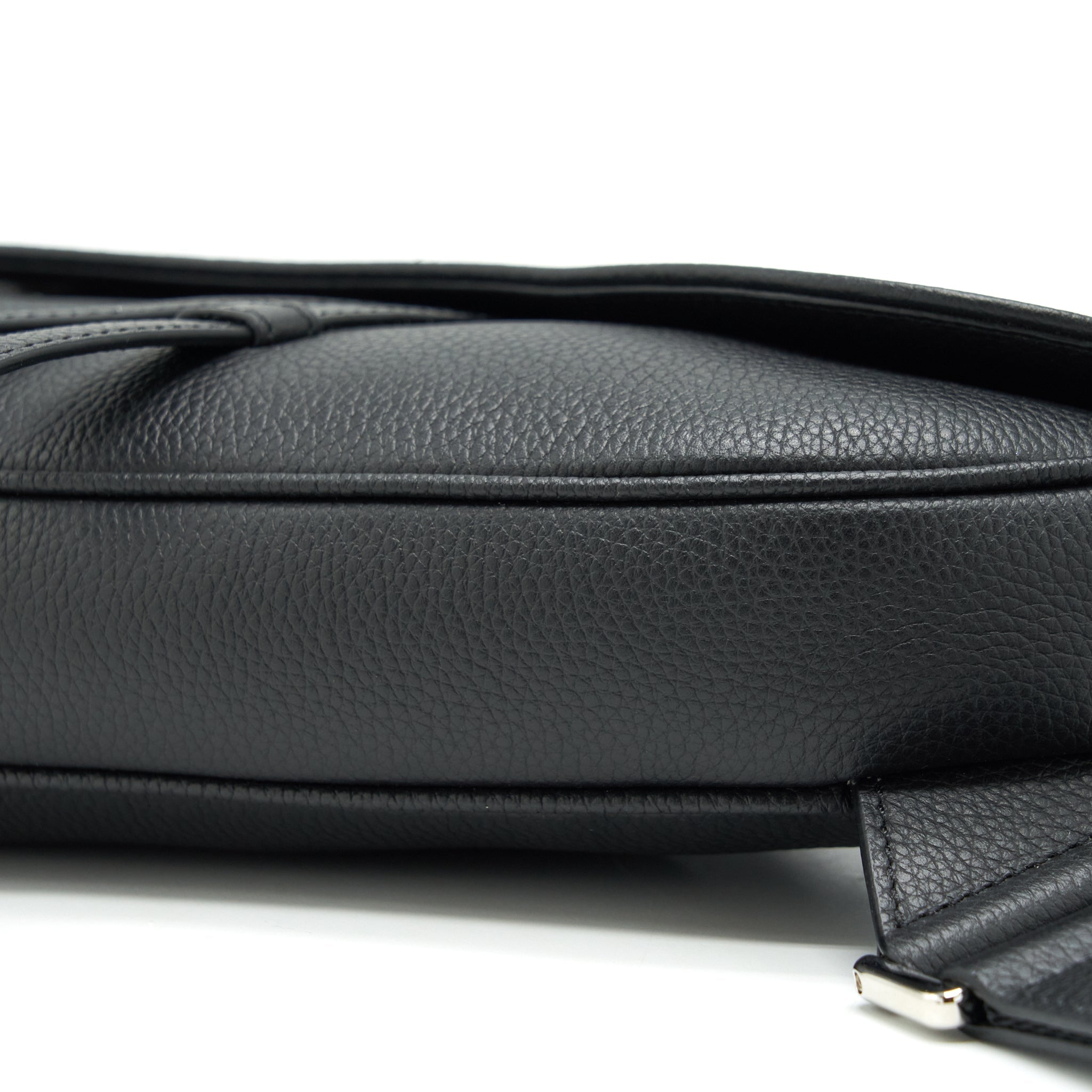 DIOR SADDLE BAG GRAINED CALFSKIN BLACK SHW