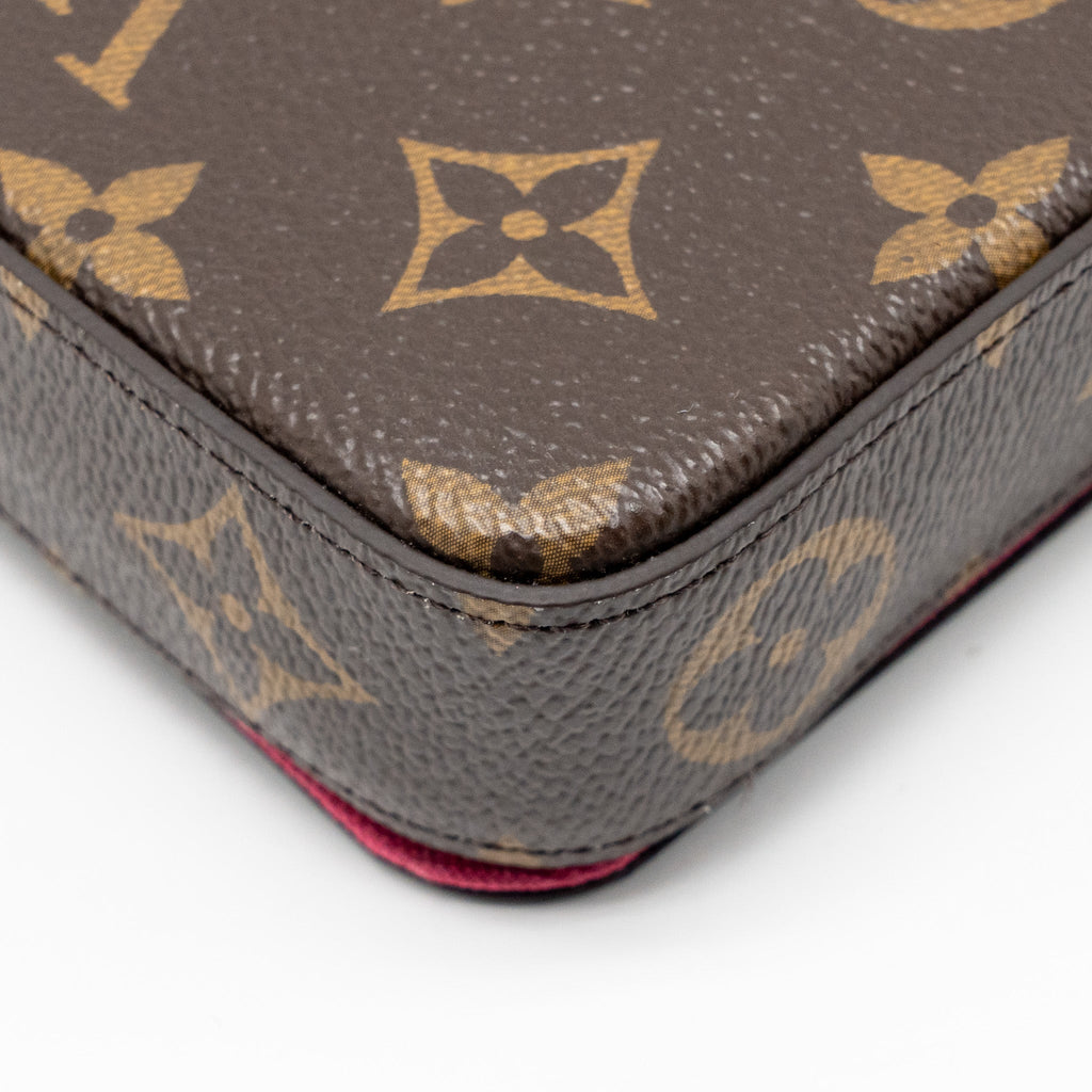 LOUIS VUITTON POCHETTE FELICIE LIMITED EDITION VIVIENNE MASCOT ON HOLLYWOOD DRIVE MONOGRAM CANVAS GHW