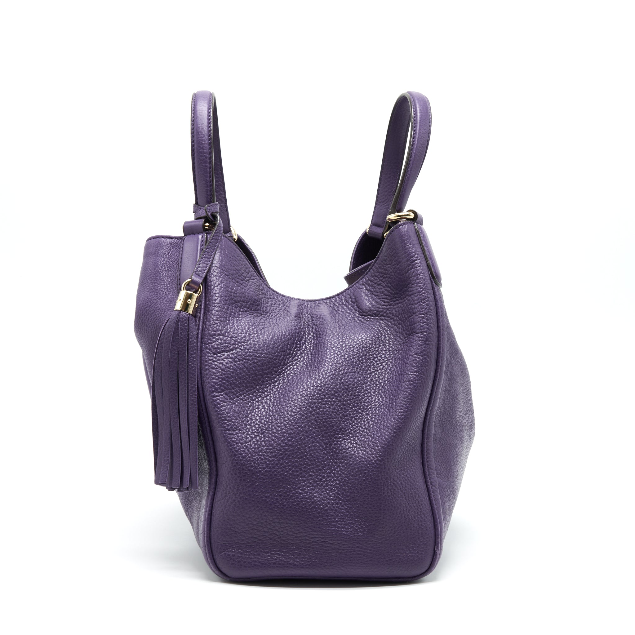 GUCCI PURPLE SHOULDER TOTE BAG