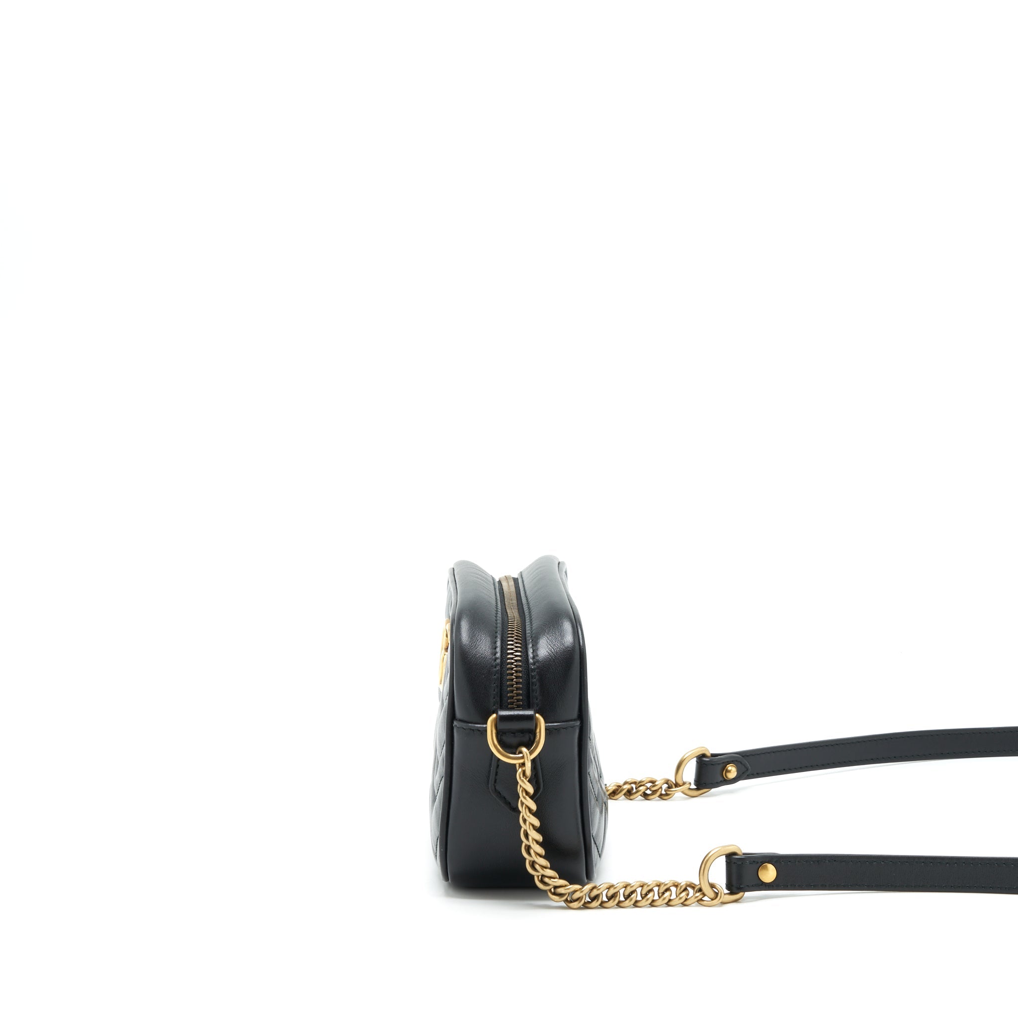 GUCCI MARMONT CAMERA BAG BLACK GHW