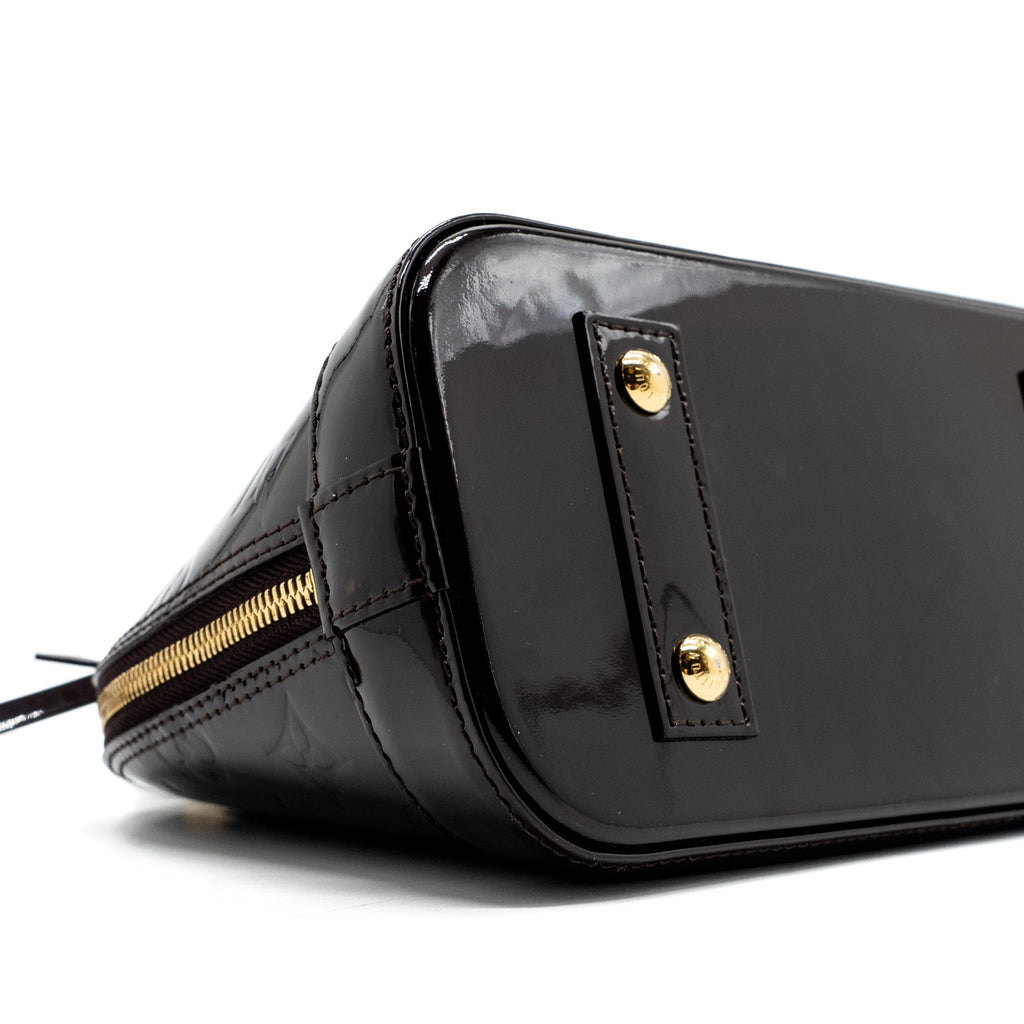 LOUIS VUITTON ALMA BB PATENT AMARANTE GHW