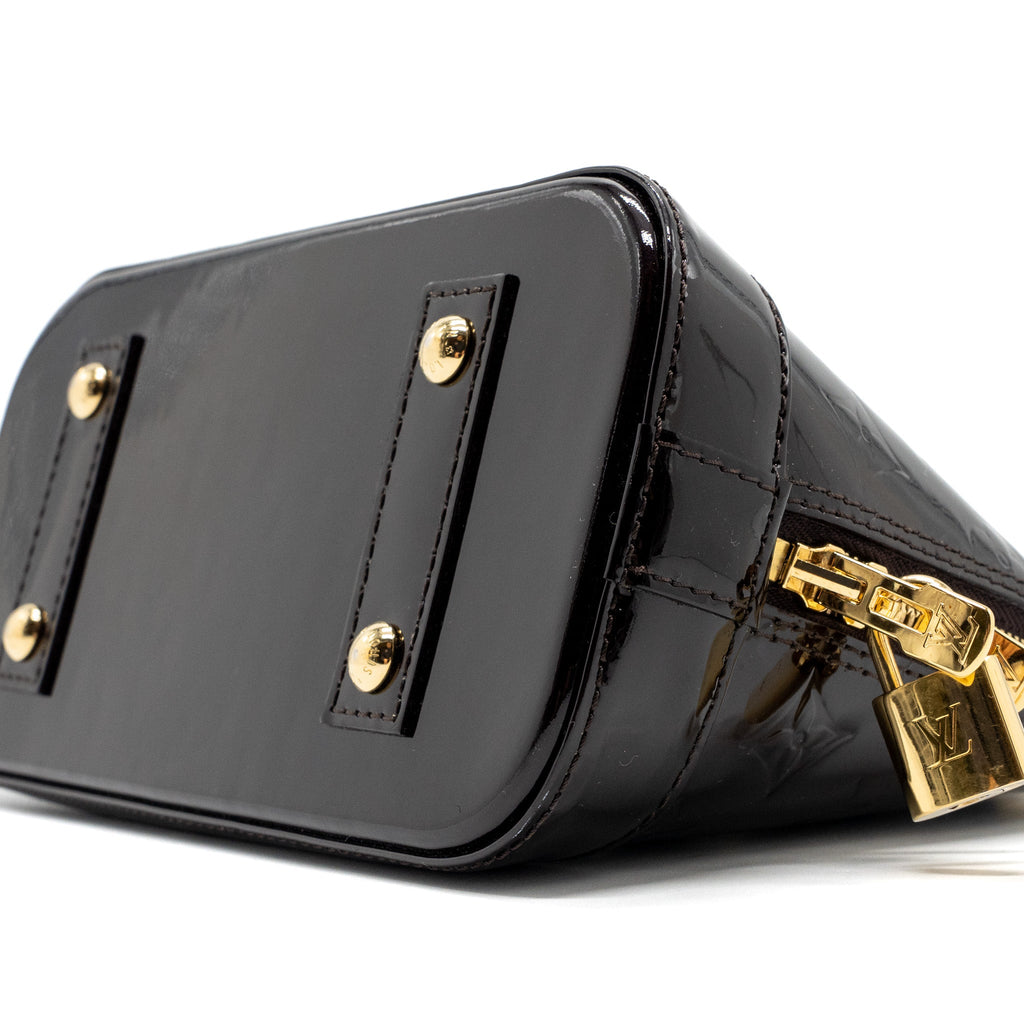 LOUIS VUITTON ALMA BB PATENT AMARANTE GHW