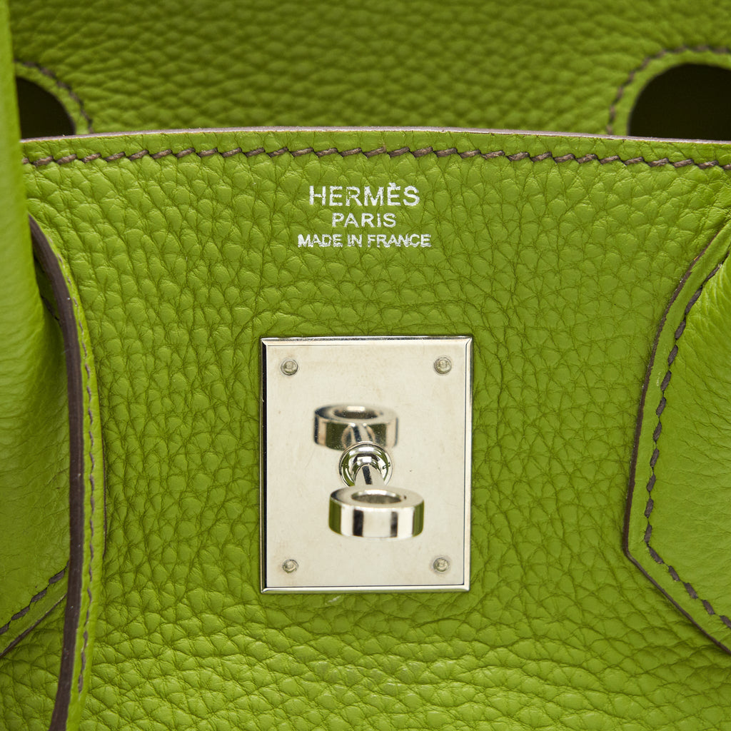 HERMES BIRKIN 30 TOGO VERT ANIS SHW