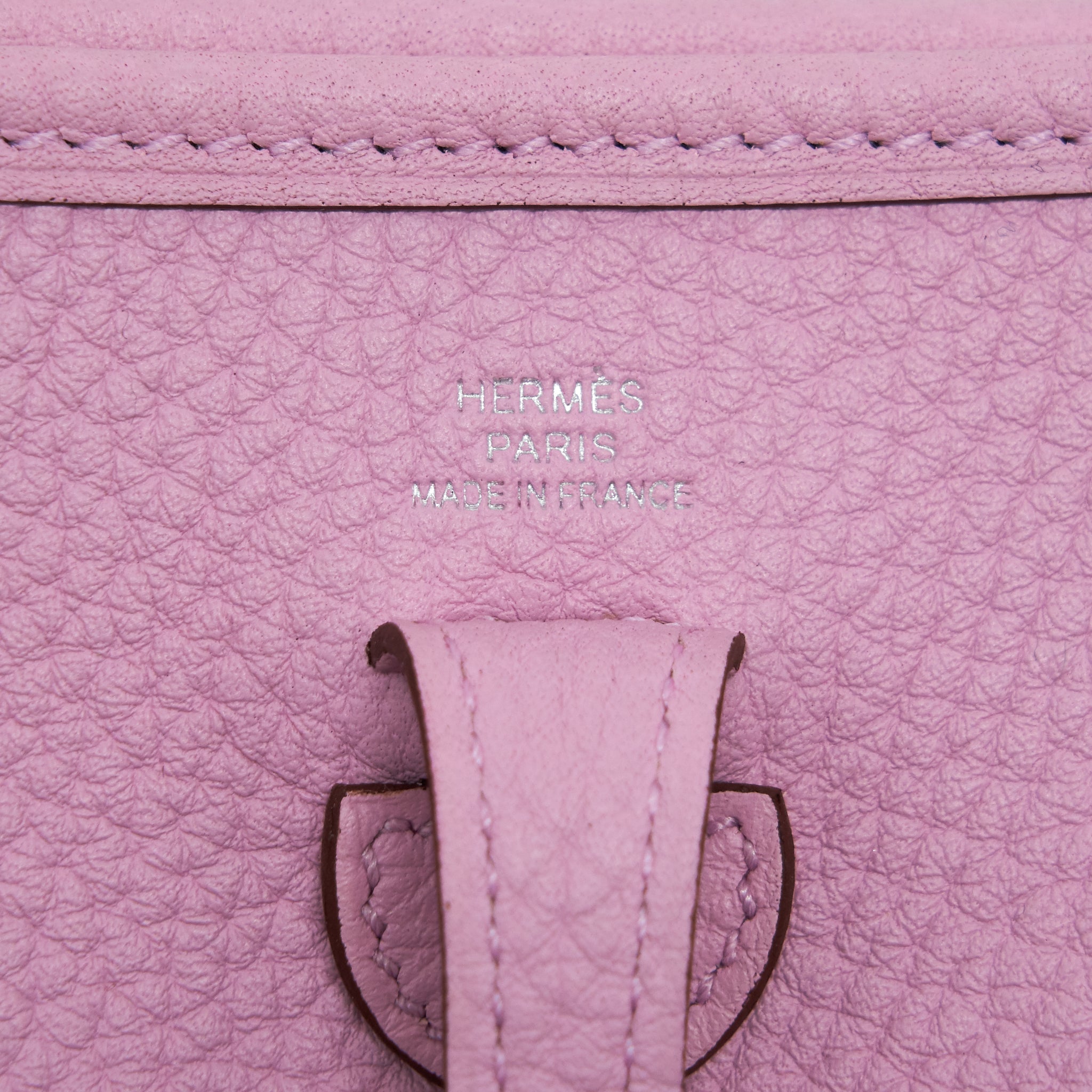 HERMES MINI EVELYNE X9 MAUVE SYLVESTRE SHW