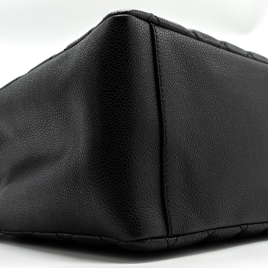 CHANEL GRAND SHOPPING TOTE CAVIAR BLACK SHW