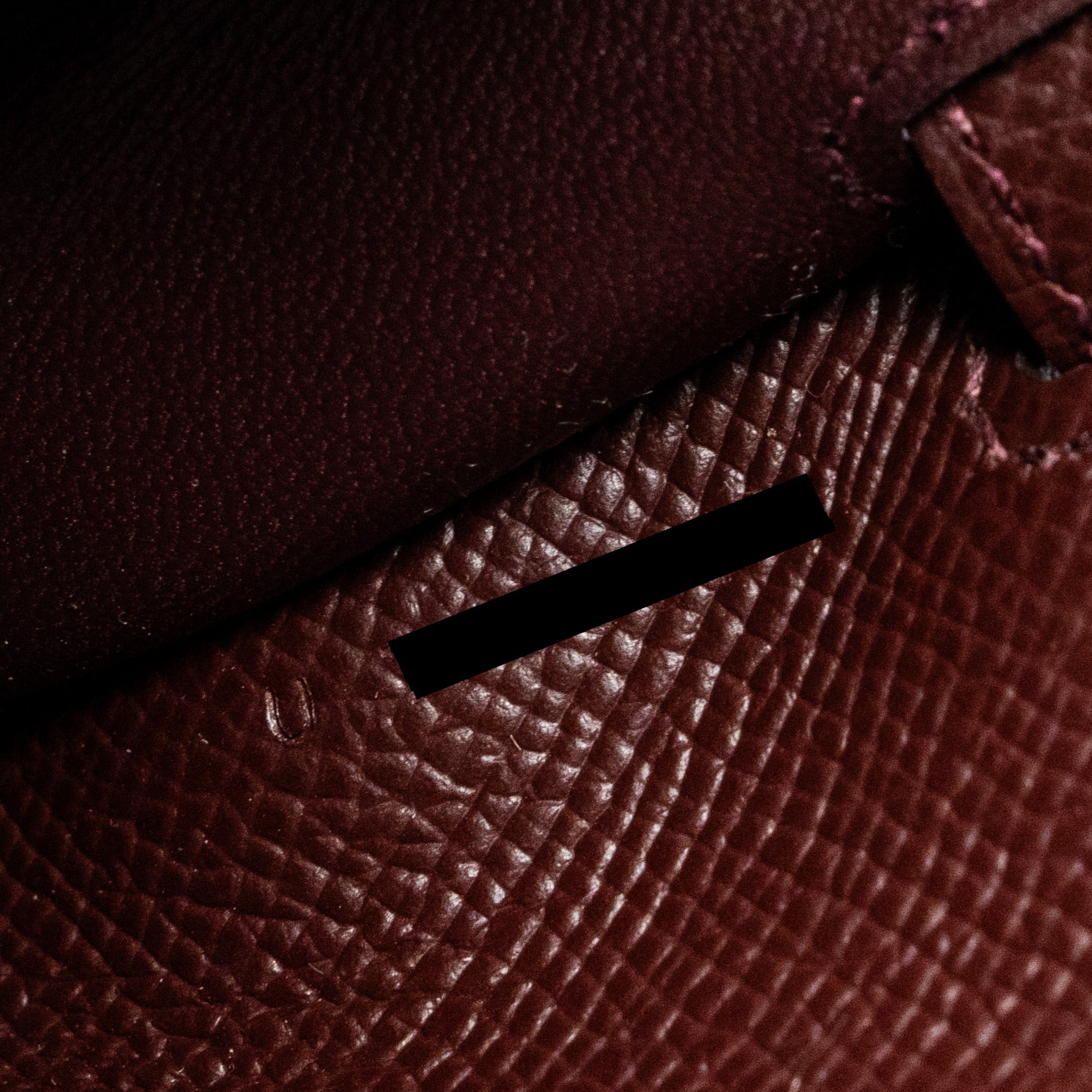 HERMES KELLY TO GO EPSOM 57 BORDEAUX GHW