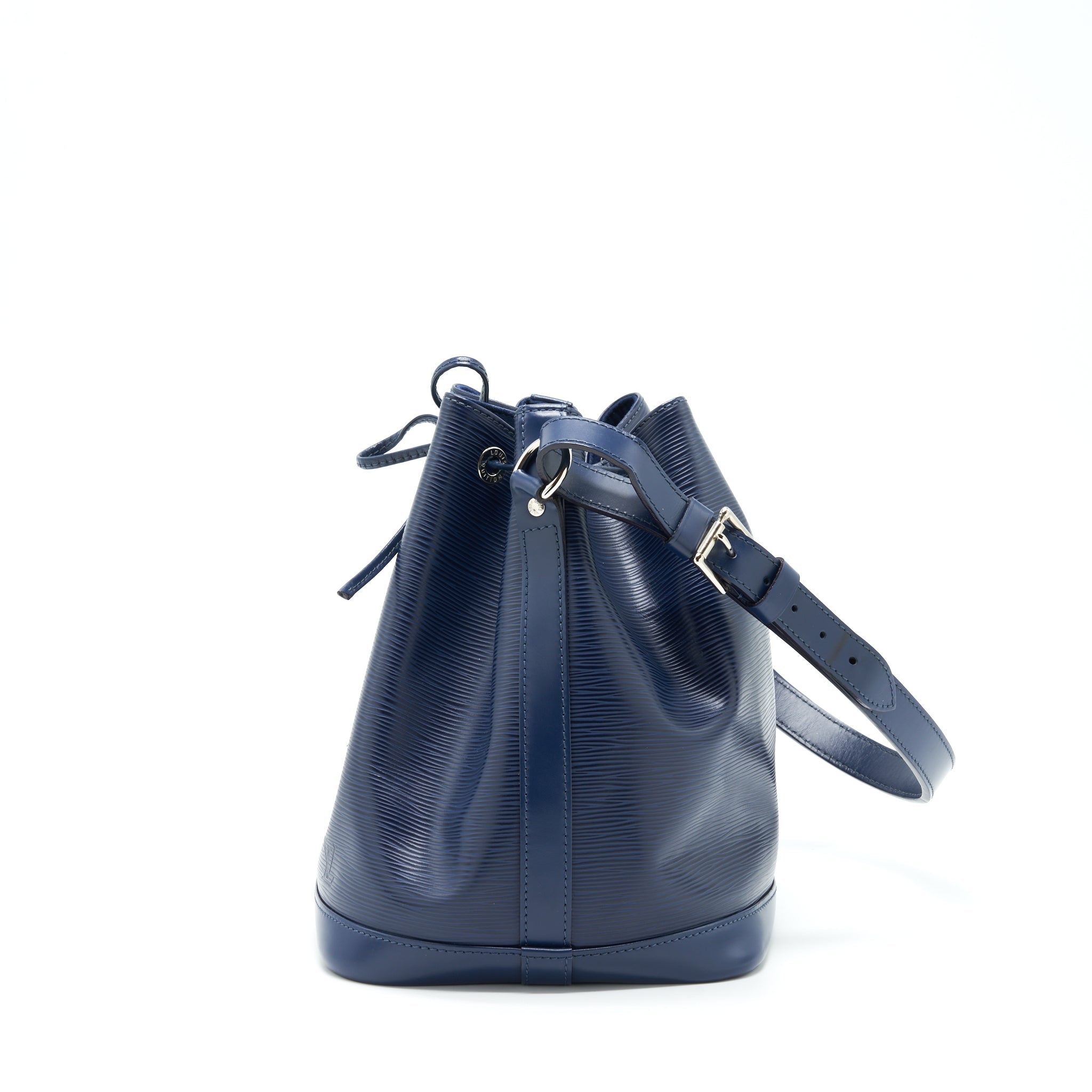 LOUIS VUITTON NOE BUCKET BAG EPI LEATHER NAVY SHW