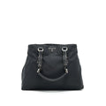 PRADA NYLON SHOULDER HAND BAG IN BLACK