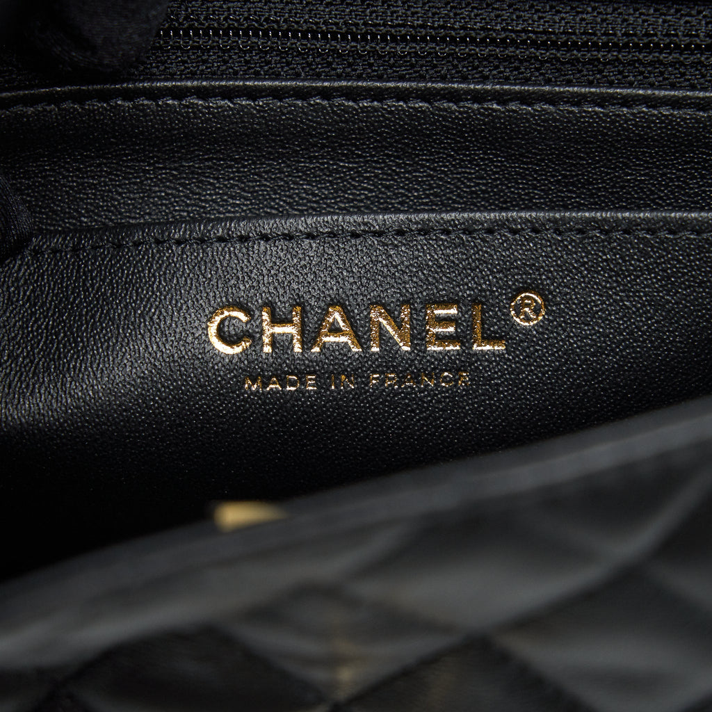CHANEL MINI RECTANGULAR FLAP BAG LAMBSKIN LGHW(MICROCHIP)