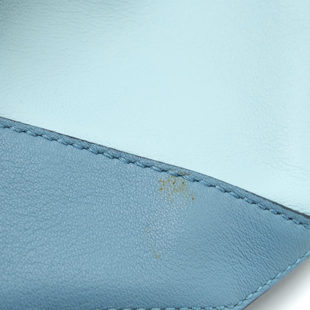 LOEWE PUZZLE BAG CALFSKIN LIGHT BLUE SHW