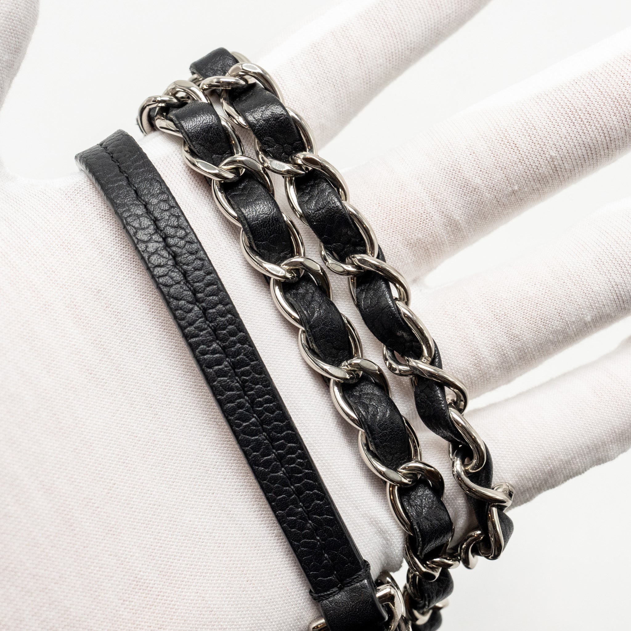 CHANEL QUILTED MINI VANITY BAG CAVIAR BLACK SHW