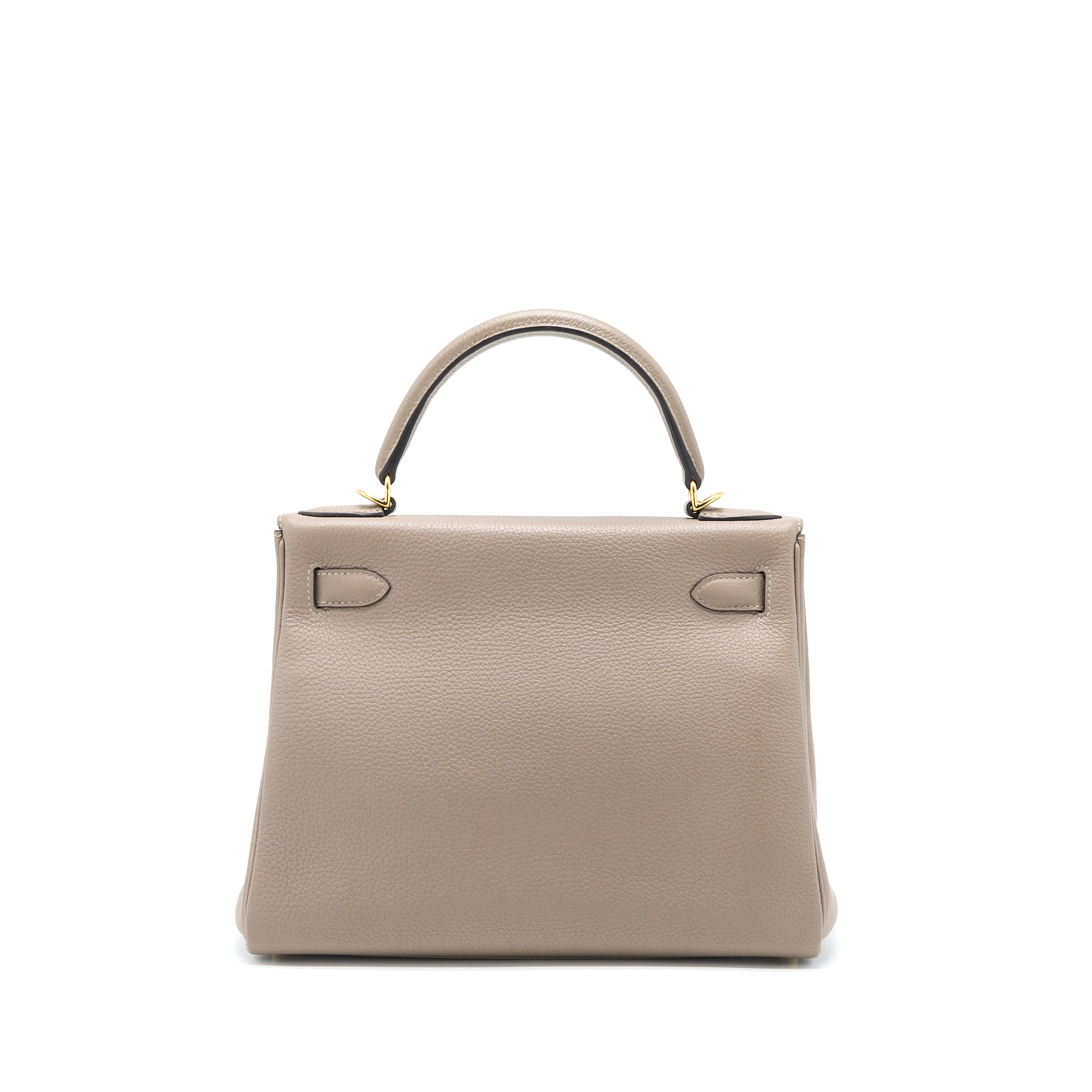 HERMES KELLY 28 TOGO M8 GRIS ASPHALTE GHW