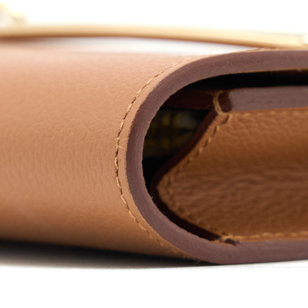 HERMES ROULIS SLIM EVERCOLOR GOLD/VERT FIZZ LGHW