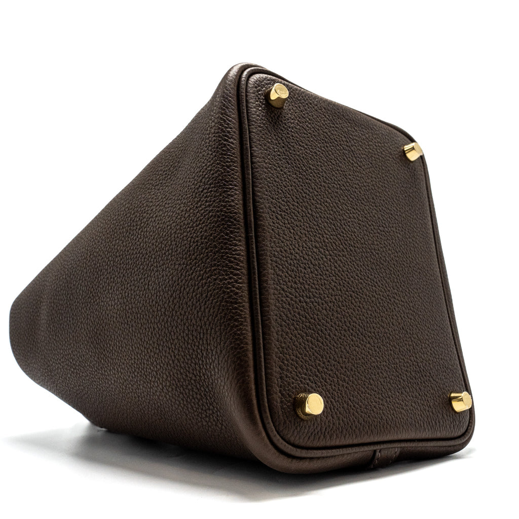 HERMES PICOTIN 18 LOCK BAG BARENIA FAUBOURG EBENE GHW