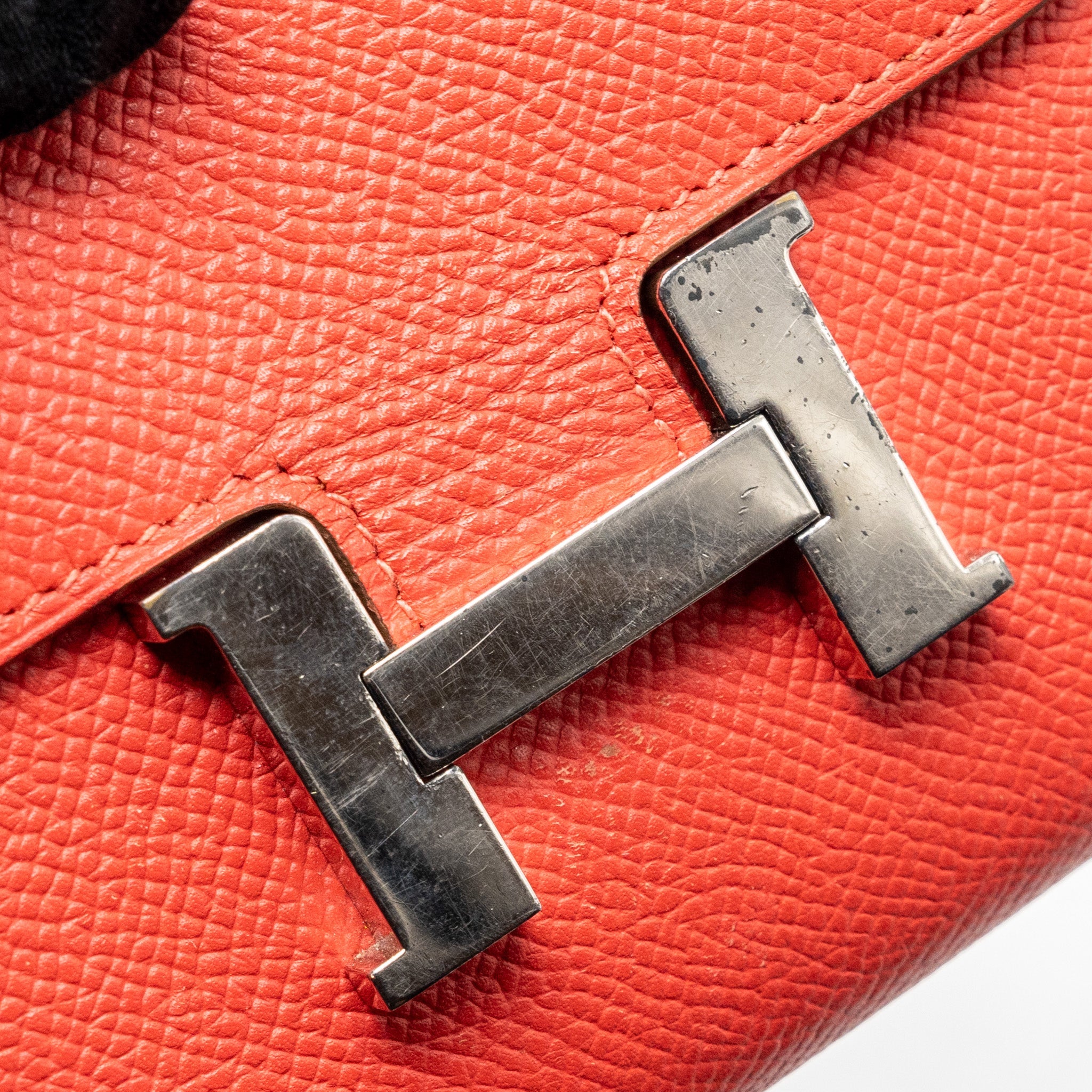 HERMES CONSTANCE WALLET EPSOM RED