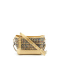 CHANEL SMALL GABRIELLE HOBO BAG TWEED GOLD/MULTICOLOUR