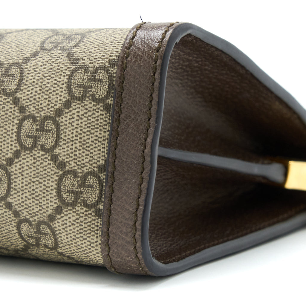 GUCCI OPHIDIA SMALL SHOULDER BAG GG SUPREME CANVAS/LEATHER GHW