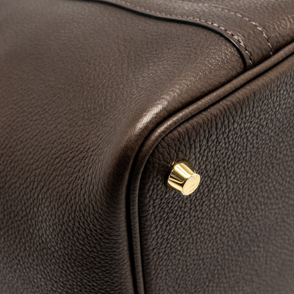 HERMES PICOTIN 18 LOCK BAG BARENIA FAUBOURG EBENE GHW