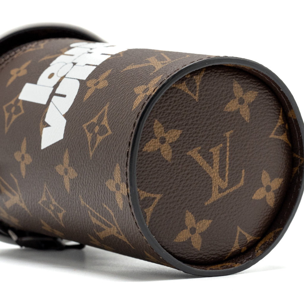 LOUIS VUITTON COFFEE CUP BAG MONOGRAM CANVAS BROWN/MULTICOLOUR BROWN HARDWARE