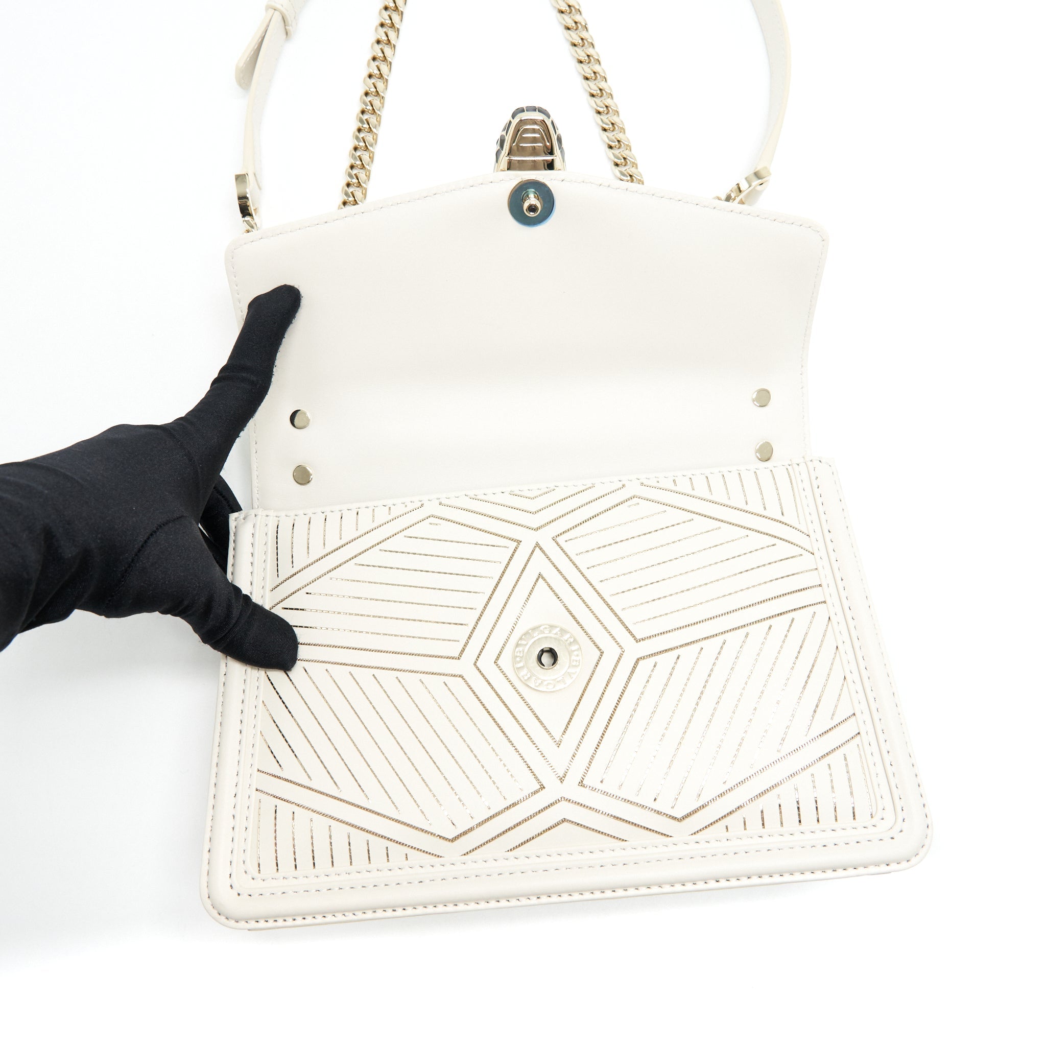 BVLGARI SERPENTI DIAMOND BLAST SHOULDER BAG