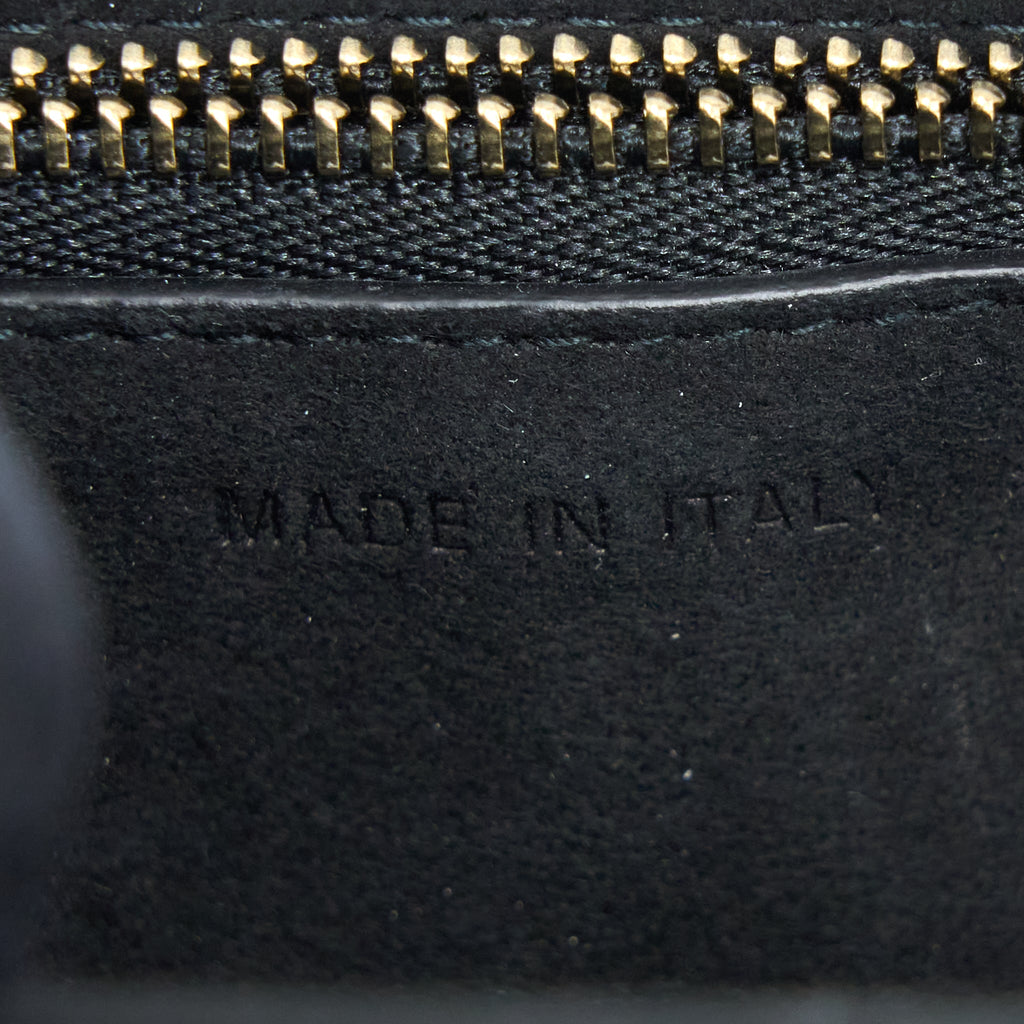 DIOR SADDLE BELT POUCH GRAINED CALFSKIN BLACK GHW