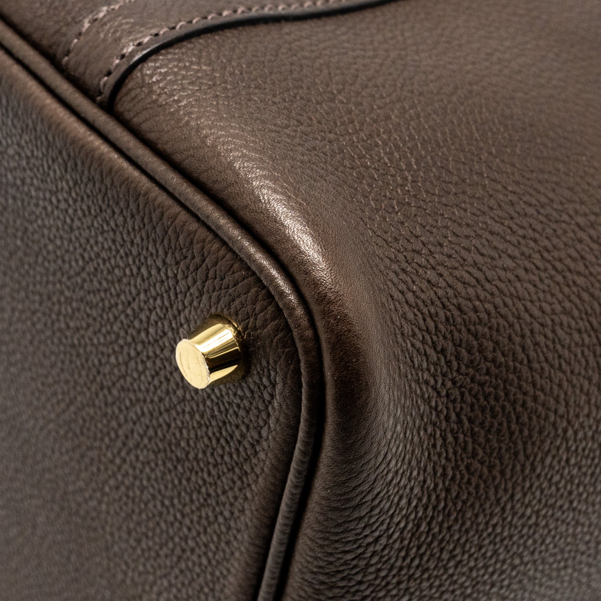 HERMES PICOTIN 18 LOCK BAG BARENIA FAUBOURG EBENE GHW