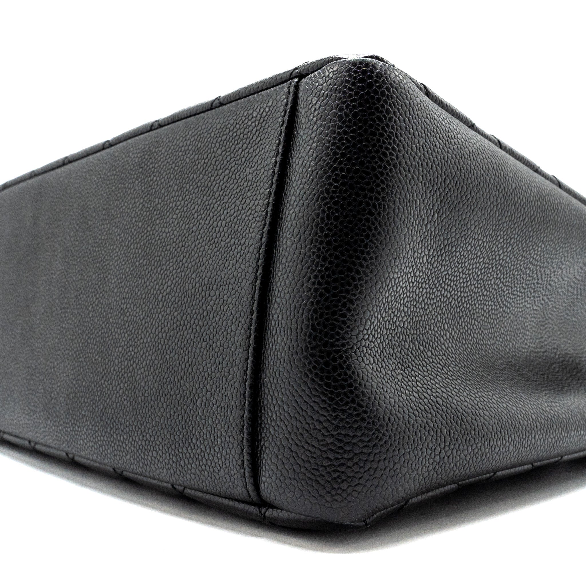 CHANEL GRAND SHOPPING TOTE CAVIAR BLACK SHW