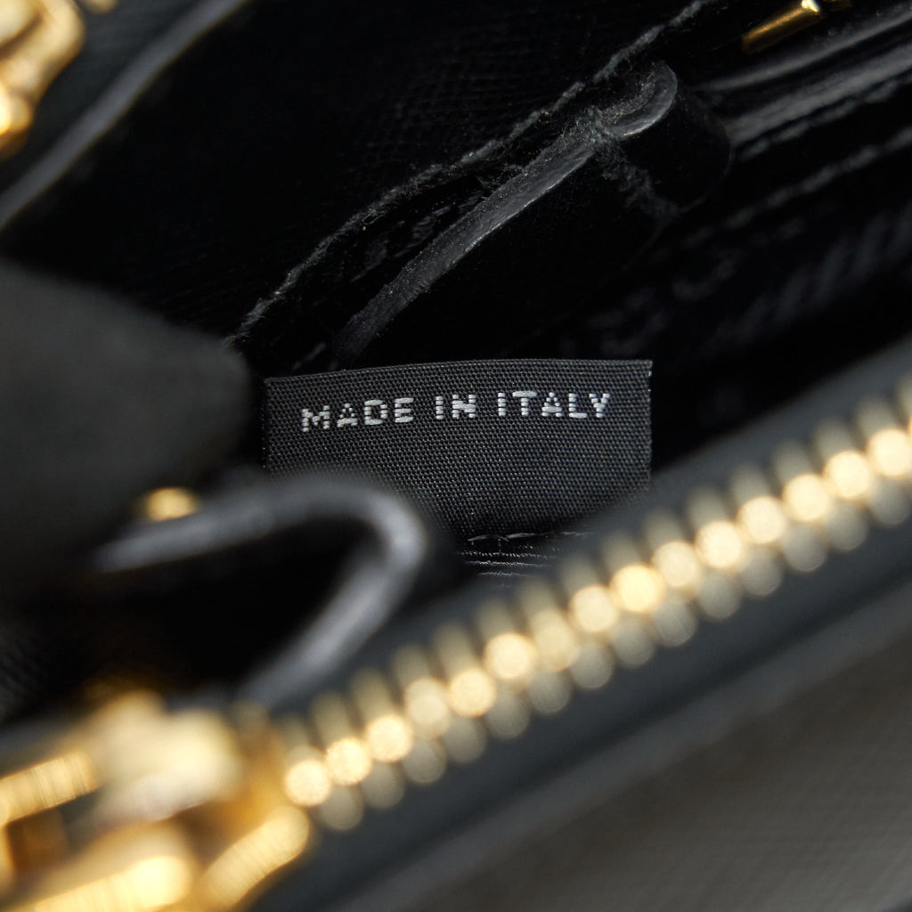 PRADA SAFFIANO TOTE BAG IN BLACK