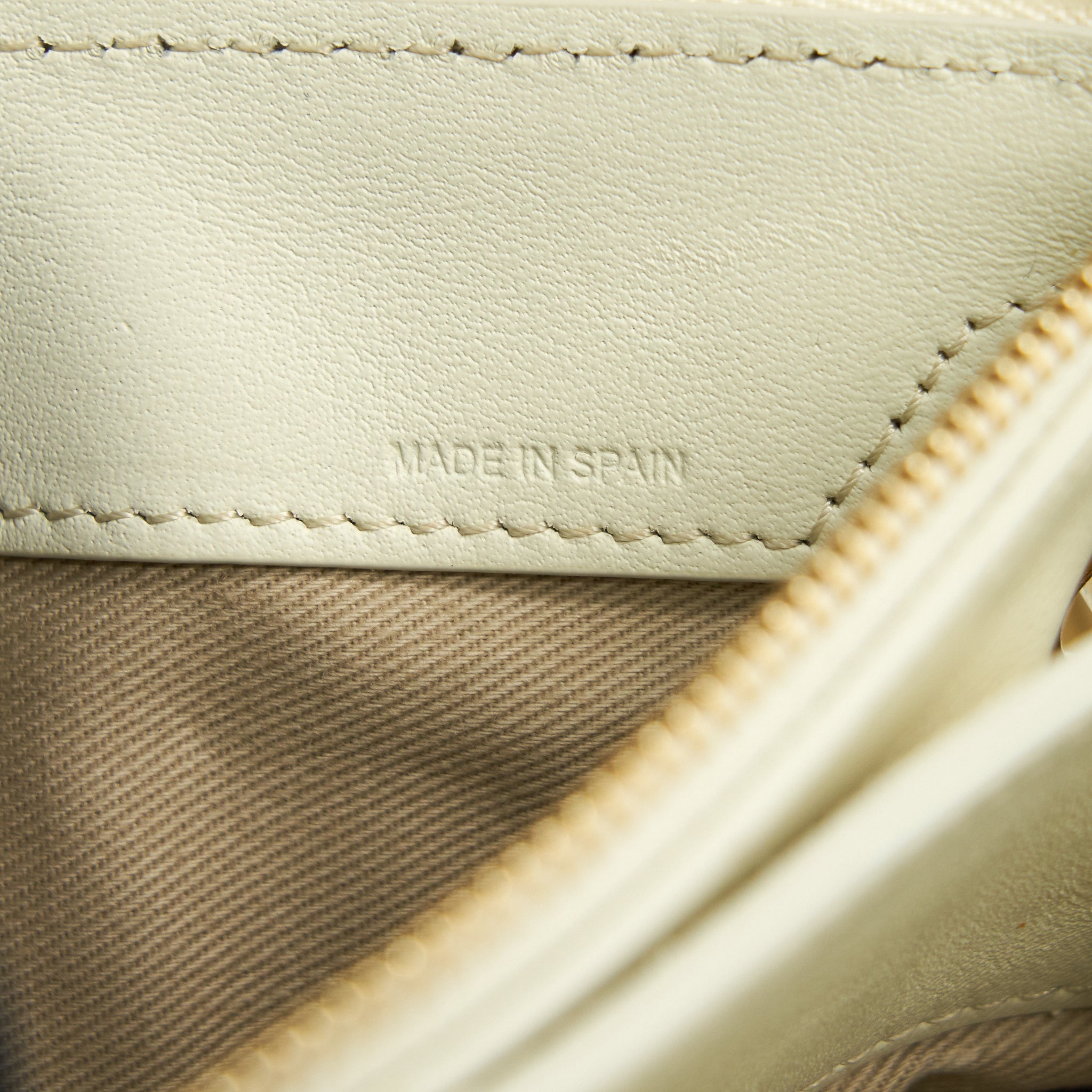 CHLOE DOUBLE ZIP CROSSBODY BAG WHITE GHW