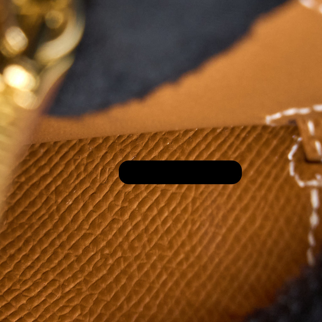 HERMES CLASSIC KELLY TO GO EPSOM GOLD GHW