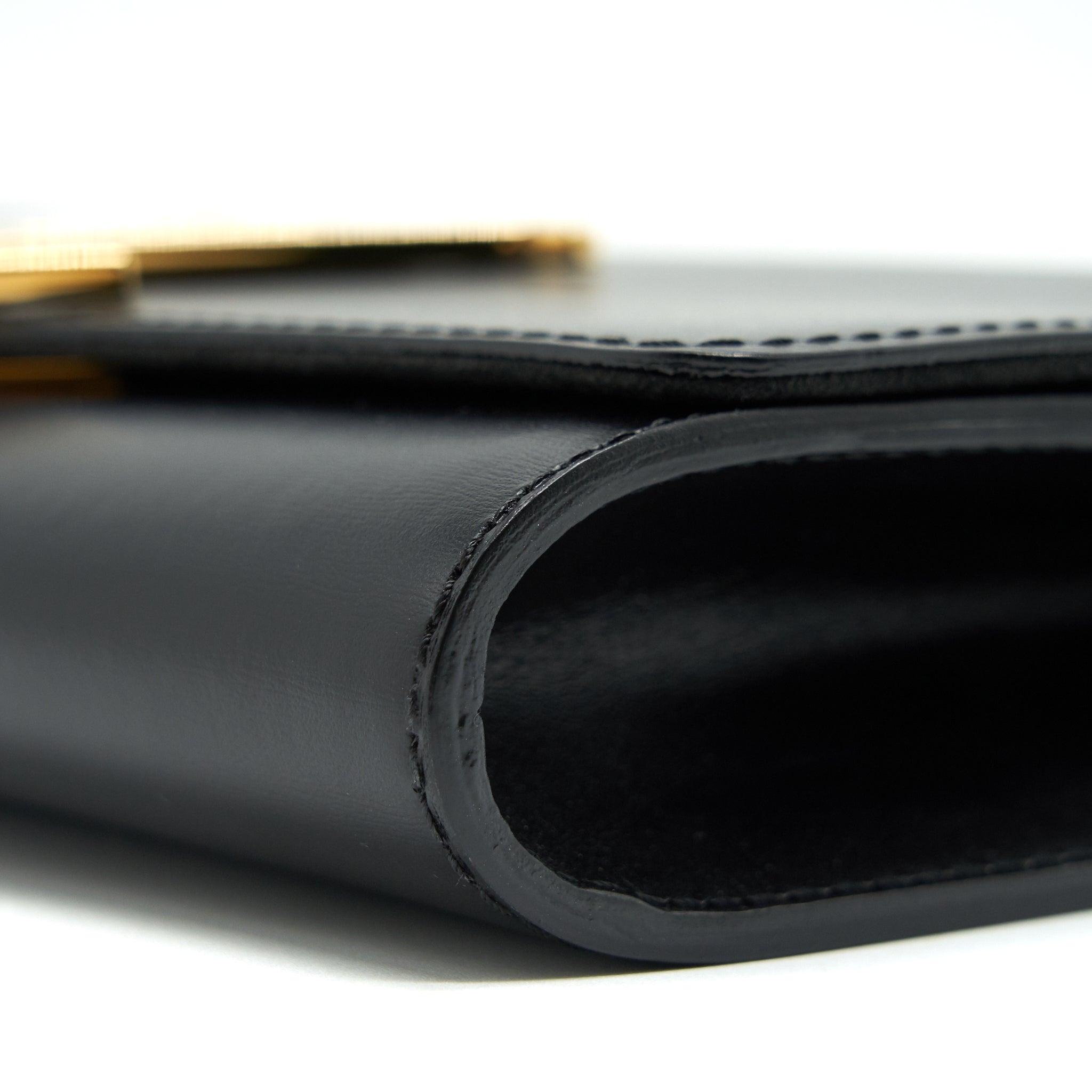 LOUIS VUITTON LOUISE LEATHER BAG IN NOIR