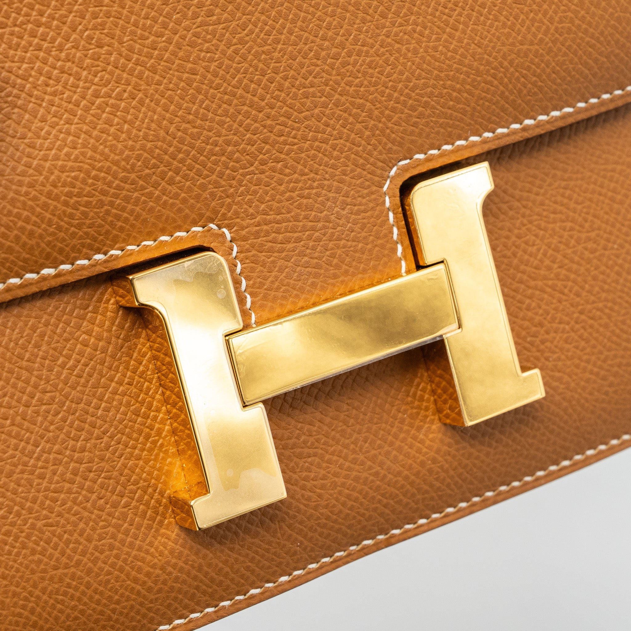 HERMES MINI CONSTANCE EPSOM GOLD GHW